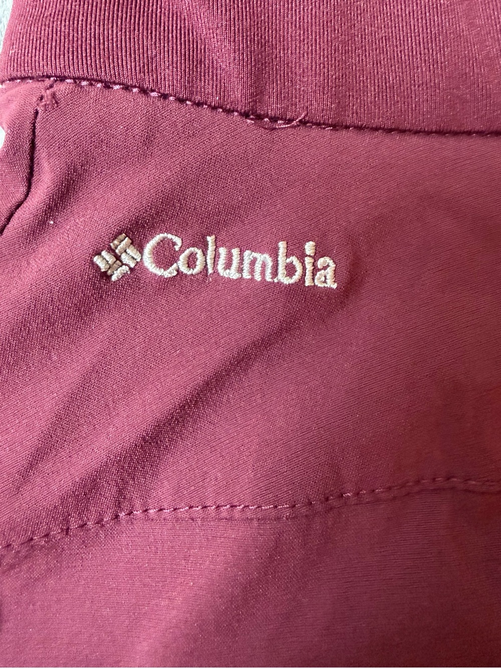 Columbia Maroon Drawstring Active Skort - Picture 3 of 5